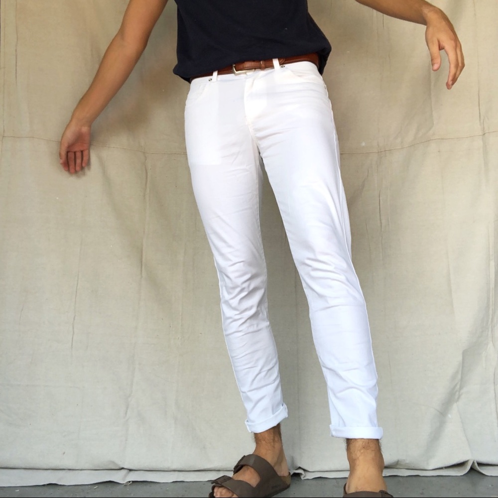 Men’s White Jeans